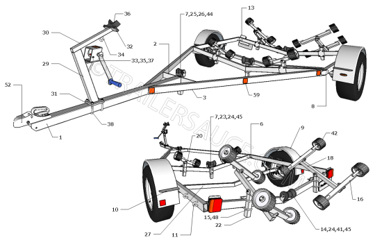 boat-trailer-component details