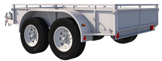 8 x 5 tandem axle trailer - the classic workhorse for the tradie!
